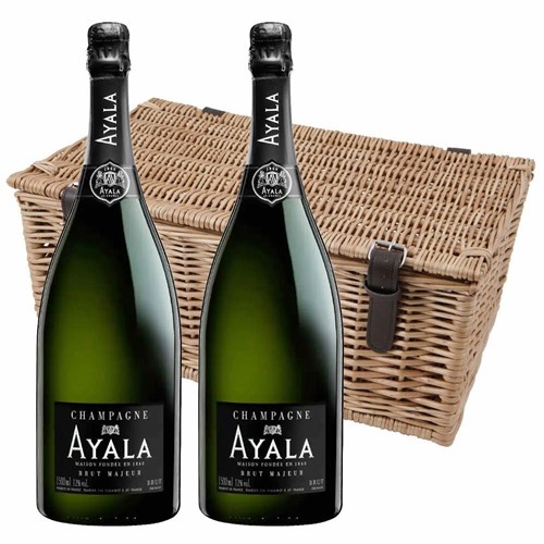 Magnum of Ayala Brut Majeur Champagne 150cl Duo Magnum Hamper (2x150cl)